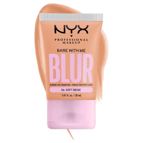 Nyx Professional Makeup Bare With Me Blur Makeup με Ματ Αποτέλεσμα 30ml - 06 Soft Beige